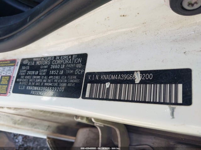 KNADM4A39G6639200 KIA gamma