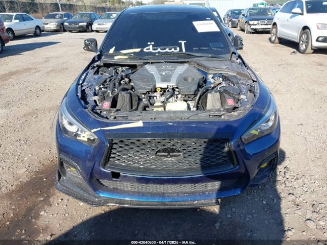 JN1FV7AR9JM481641 Infiniti Q50 3.0t Red Sport 400