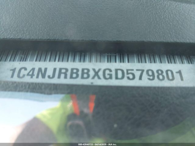1C4NJRBBXGD579801 Jeep Patriot Sport