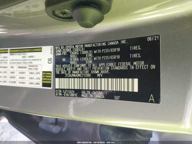 2T2AZMAA0MC212980 Lexus RX 350