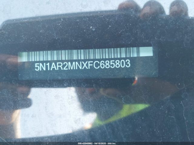 5N1AR2MNXFC685803 Nissan Pathfinder Platinum/s/sl/sv