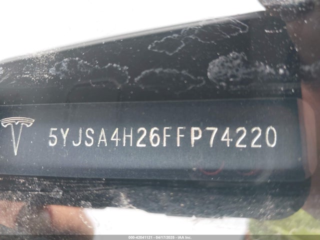 2015 TESLA MODEL S 5YJSA4H26FFP74220 Photo 8
