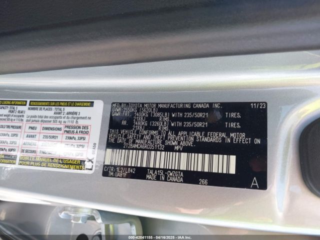 2T2BAMCA6RC051132 Lexus t24a-fts