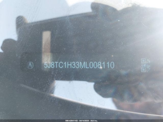 5J8TC1H33ML008110 Acura Rdx Standard