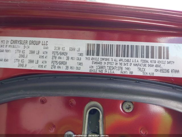 1C6RR7LT3ES471378 RAM 1500