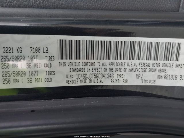 2016 DODGE DURANGO 1C4SDJCT5GC341346 Photo 8