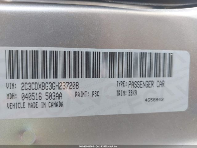 2016 DODGE CHARGER 2C3CDXBG3GH237208 Photo 8