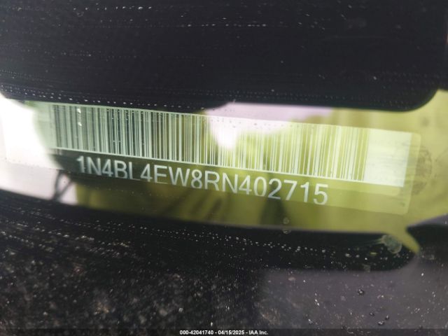 1N4BL4EW8RN402715 Nissan Altima Sl Intelligent Awd