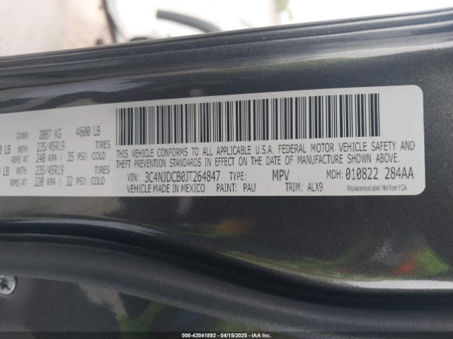 3C4NJDCB0JT264847 Jeep Compass Limited 4x4