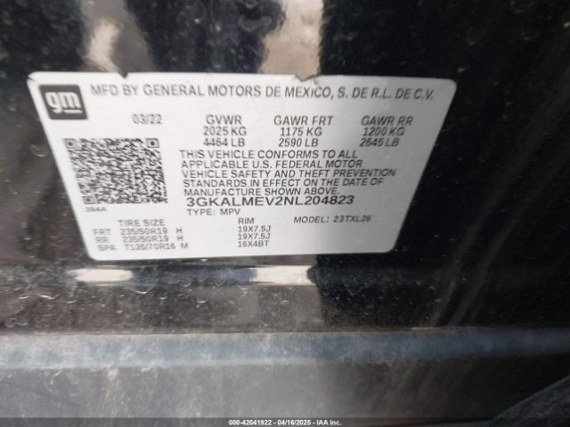 2022 GMC TERRAIN 3GKALMEV2NL204823 Photo 8