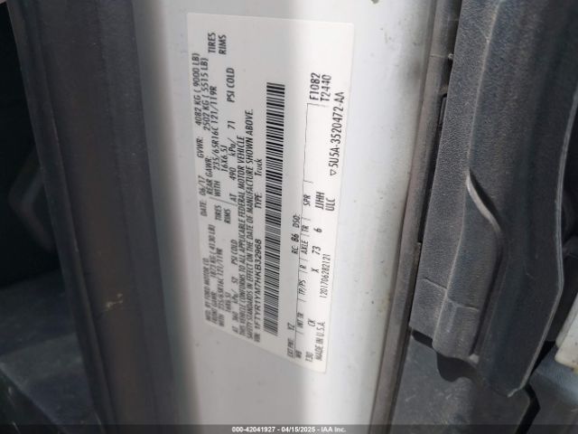 1FTYR1YM7HKB32968 Ford Transit-250
