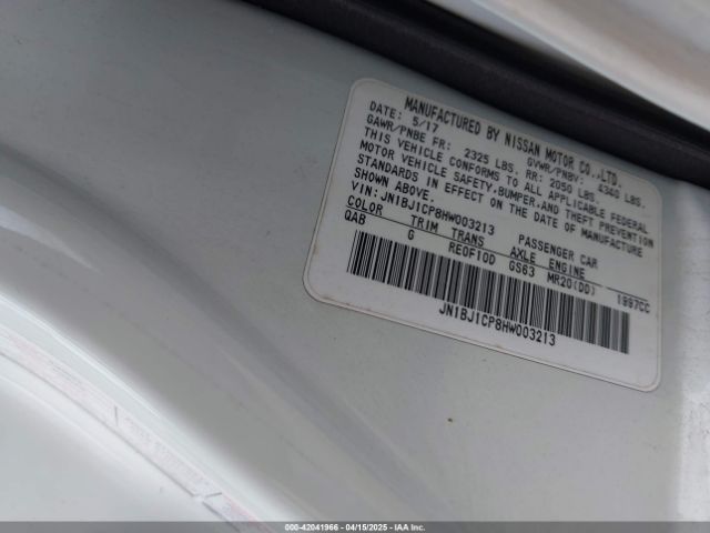 JN1BJ1CP8HW003213 Nissan 2017