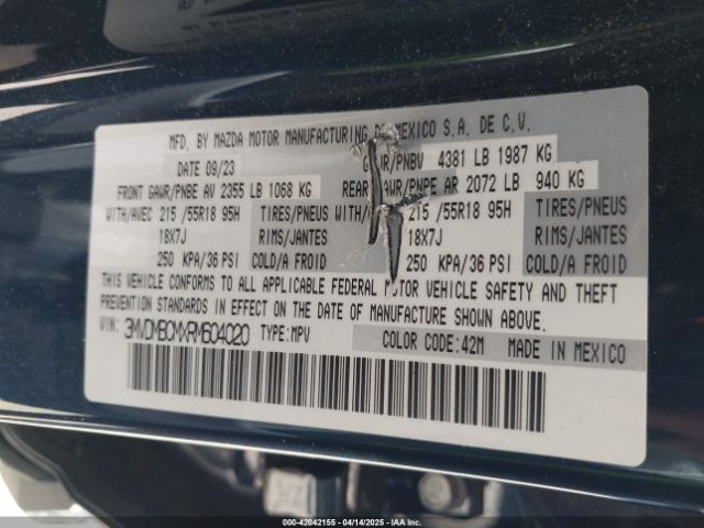 3MVDMBCMXRM604020 Mazda Cx-30 2.5 S Preferred Package