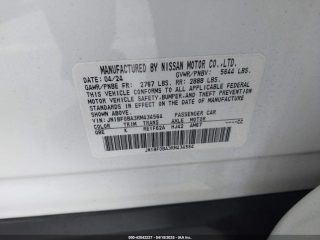 2024 NISSAN ARIYA JN1BF0BA3RM434564 Photo 8