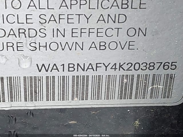 WA1BNAFY4K2038765 Audi Q5 45 Premium