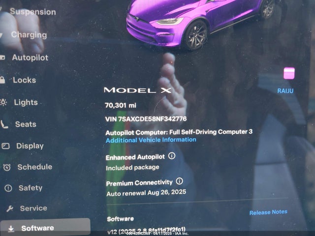 2022 TESLA MODEL X 7SAXCDE58NF342776 Photo 6