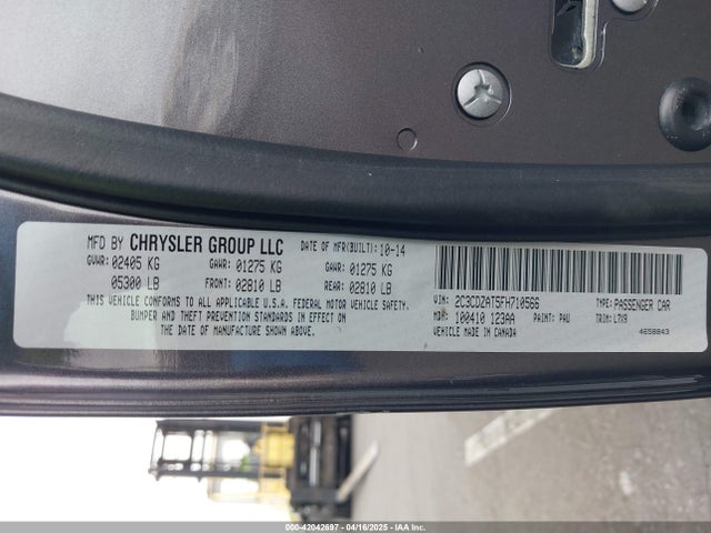Dodge Challenger R/t 2015 2C3CDZAT5FH710566 Image 9