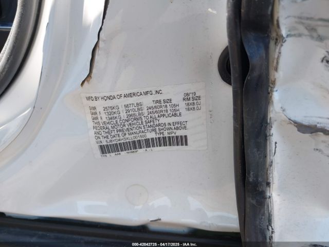 2020 ACURA MDX 5J8YD4H3XLL001500 Photo 8