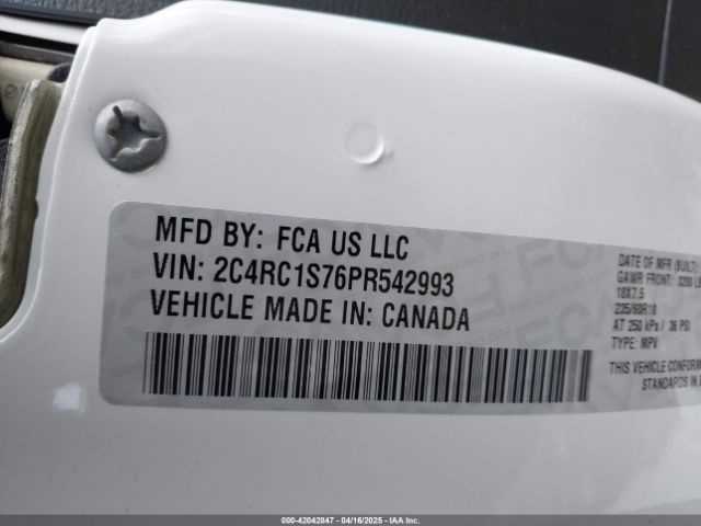 2C4RC1S76PR542993 Chrysler Pacifica