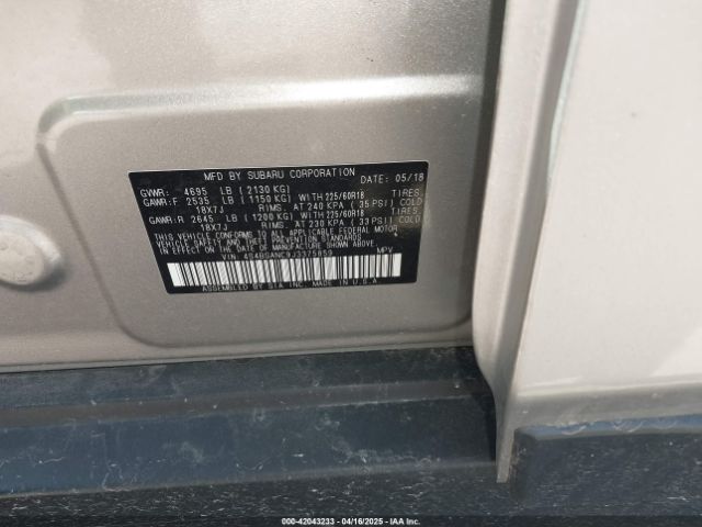4S4BSANC9J3375859 Subaru Outback 2.5i Limited