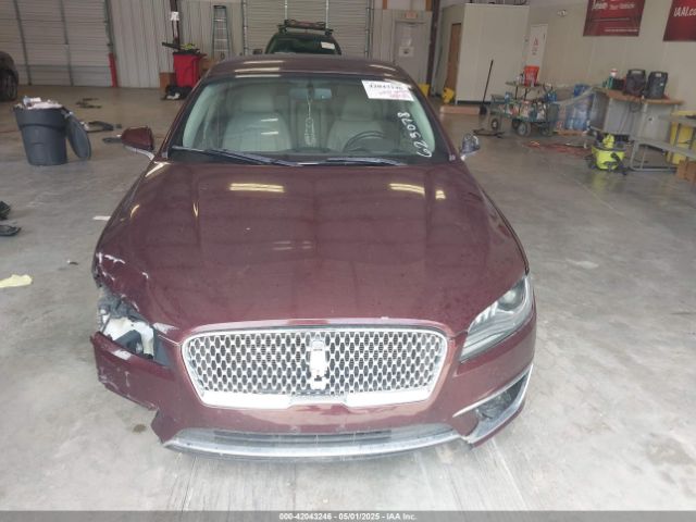 3LN6L5A94JR623078 Lincoln Mkz Premiere