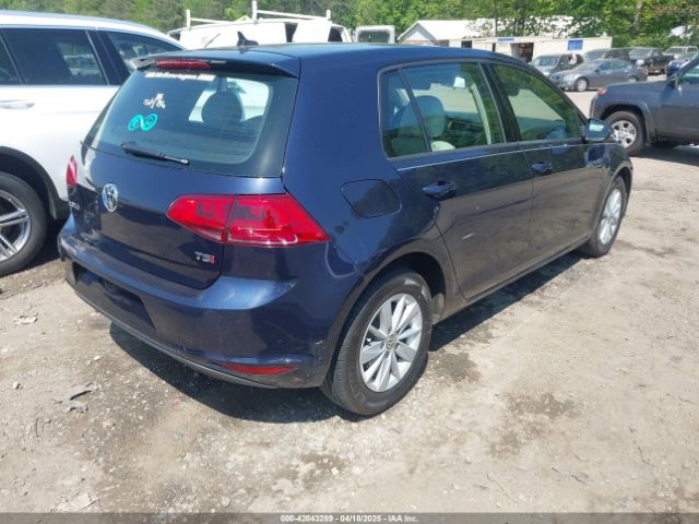 3VW217AUXGM039974 Volkswagen Golf Tsi S 4-door