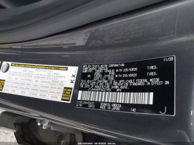 JTJAAAAB9PA021955 Lexus Rz
