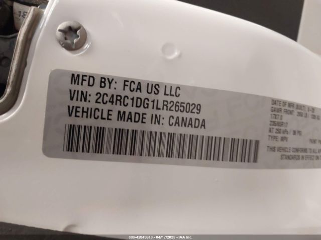 2C4RC1DG1LR265029 Chrysler Voyager Lxi