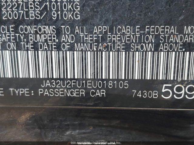 2014 MITSUBISHI LANCER JA32U2FU1EU018105 Photo 8