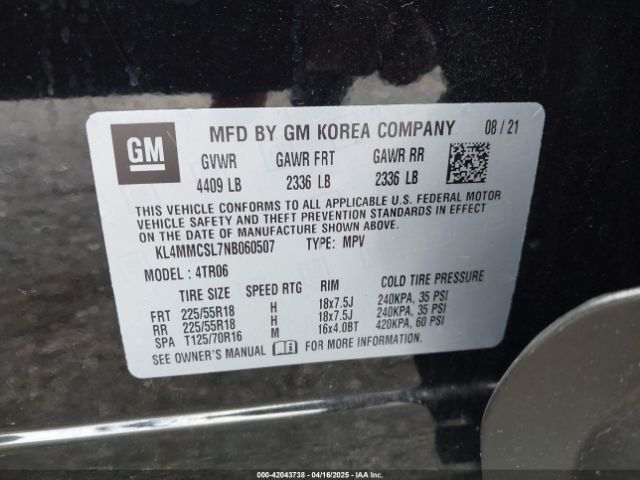 2022 BUICK ENCORE GX KL4MMCSL7NB060507 Photo 8