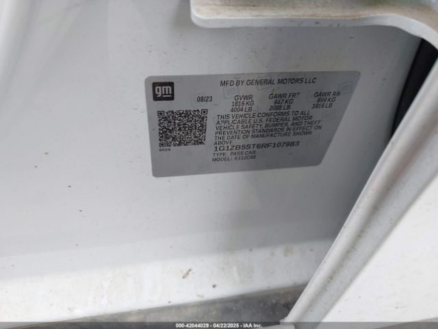 2024 CHEVROLET MALIBU 1G1ZB5ST6RF107983 Photo 8