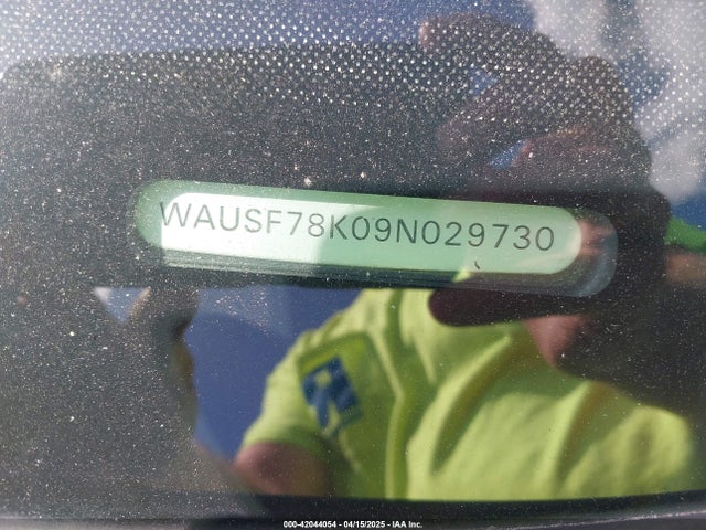 2009 AUDI A4 WAUSF78K09N029730 Photo 8