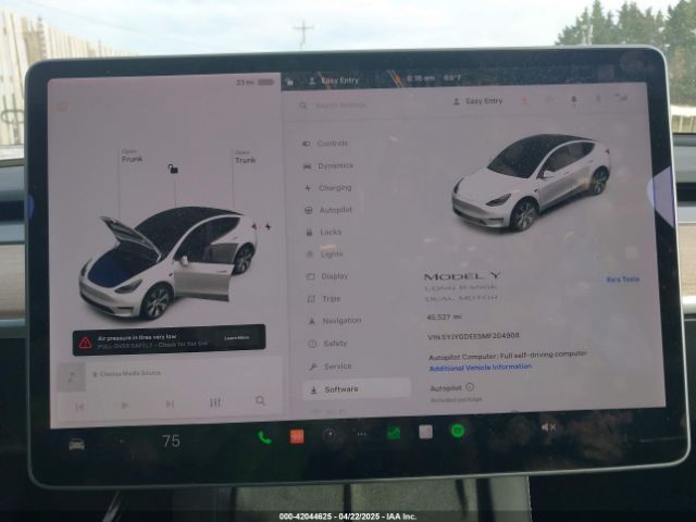 5YJYGDEE5MF204908 Tesla Model Y Long Range Dual Motor All-wheel Drive