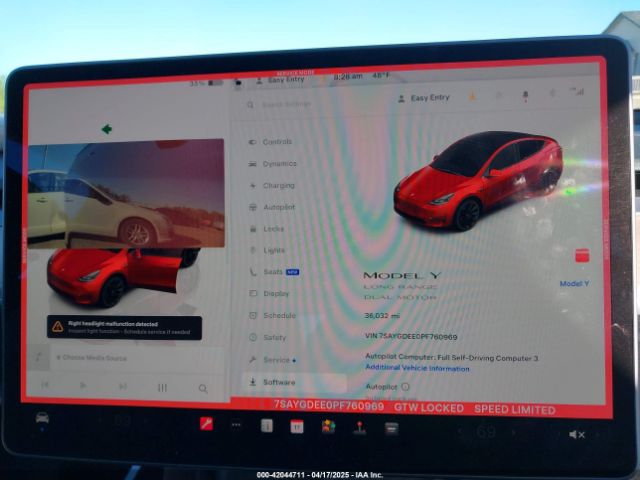 2023 TESLA MODEL Y 7SAYGDEE0PF760969 Photo 6
