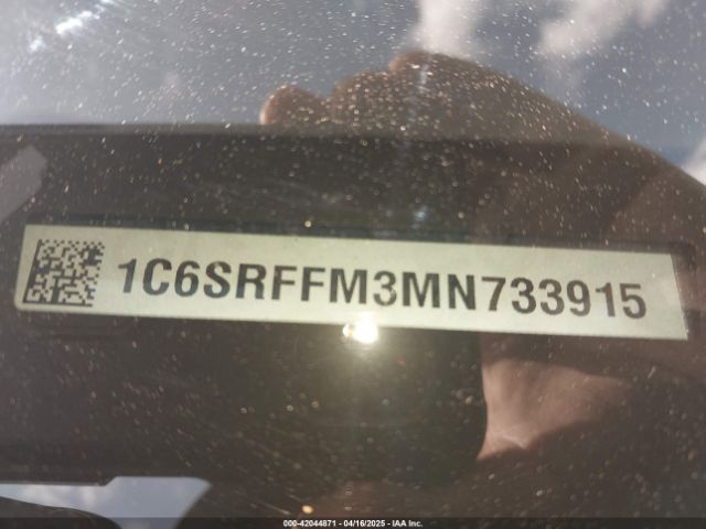 1C6SRFFM3MN733915 RAM 1500 Big Horn  4x4 5'7 Box