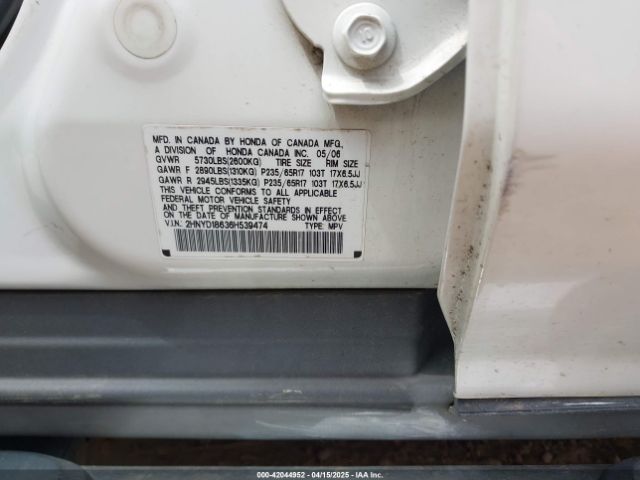 2006 ACURA MDX 2HNYD18636H539474 Photo 8
