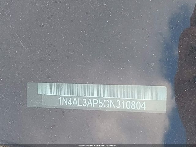 1N4AL3AP5GN310804 Nissan Altima 2.5/2.5 S/2.5 Sl/2.5 Sr/2.5 Sv