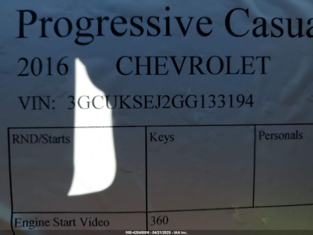 3GCUKSEJ2GG133194 Chevrolet Silverado 1500 1lz