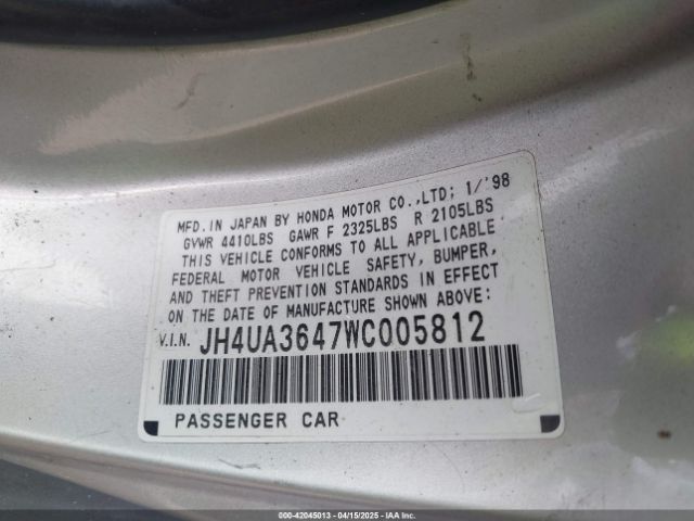 1998 ACURA TL JH4UA3647WC005812 Photo 8