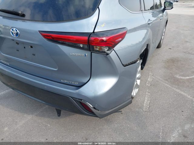 5TDYARAH3PS019125 Toyota Highlander Hybrid Limited