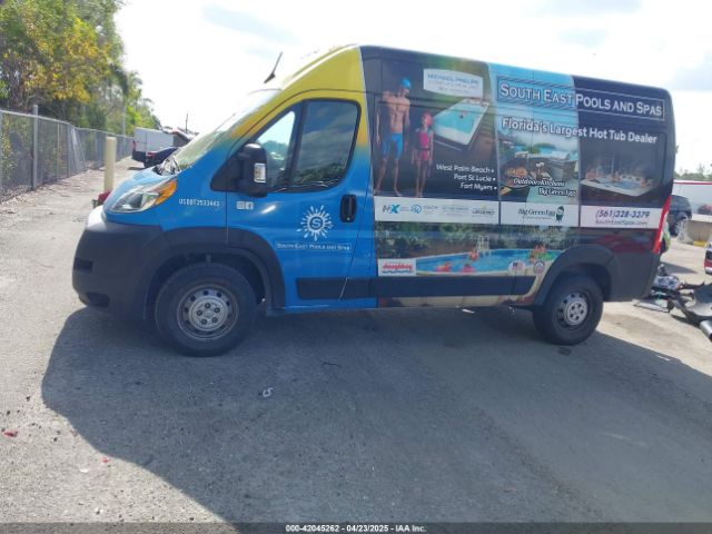 3C6LRVBG2NE119197 RAM Promaster 1500 High Roof 136 Wb