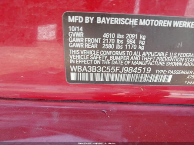 WBA3B3C55FJ984519 BMW 328i Xdrive