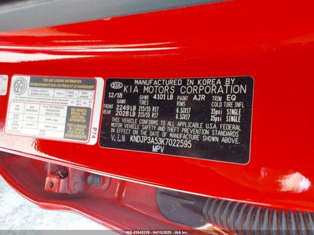 KNDJP3A53K7022595 KIA SOUL +