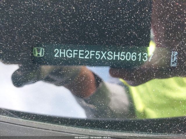 2HGFE2F5XSH506137 Honda Civic Sport