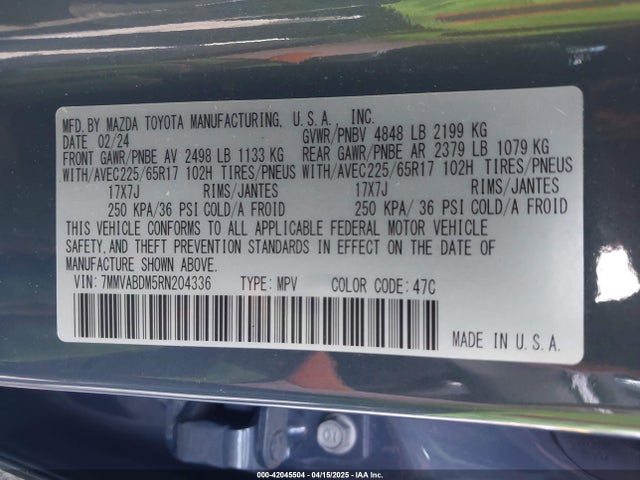 Mazda Cx-50 2.5 S Premium 2024 7MMVABDM5RN204336 Image 9