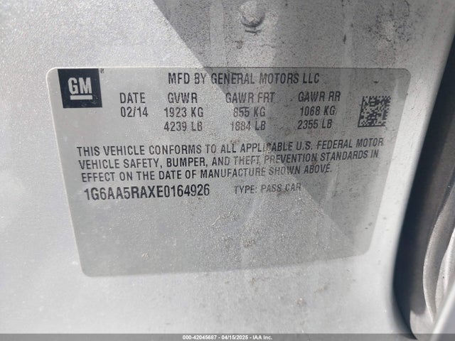 2014 CADILLAC ATS 1G6AA5RAXE0164926 Photo 8
