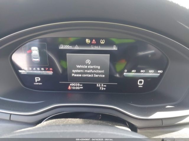 WAUEAAF41PN009934 Audi A4 Premium Plus 45 Tfsi S Line Quattro S Tronic