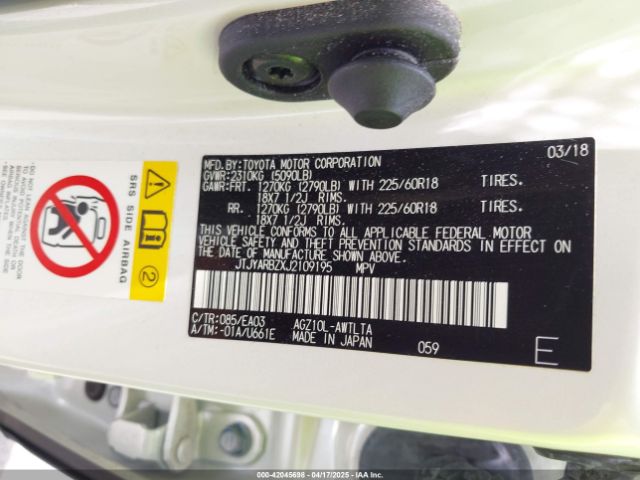 JTJYARBZXJ2109195 Lexus Nx 300 F Sport