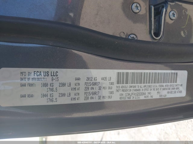1C4NJPFA1GD526944 Jeep Patriot High Altitude Edition