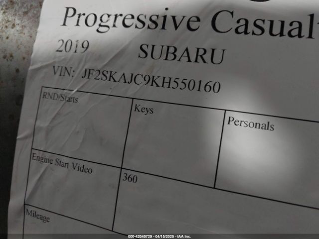 2019 SUBARU FORESTER JF2SKAJC9KH550160 Photo 8